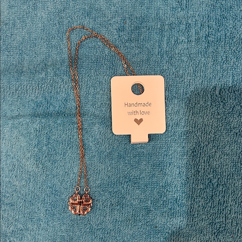Elegant Gold Heart Pendant Necklace
